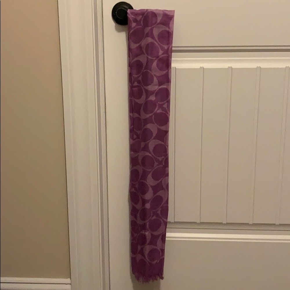 Coach Cashmere/Silk Scarf